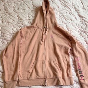 Hurley Pink Zip-Up Hoodie